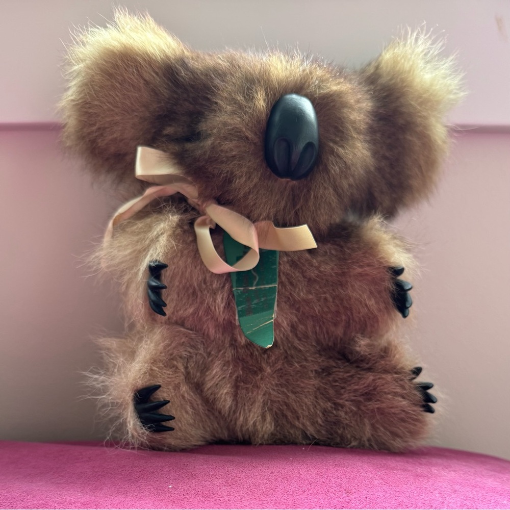 Koala Bear Blue Gum Baby Vintage Teddy Bear Toy 1960’s - Picture 13 of 13